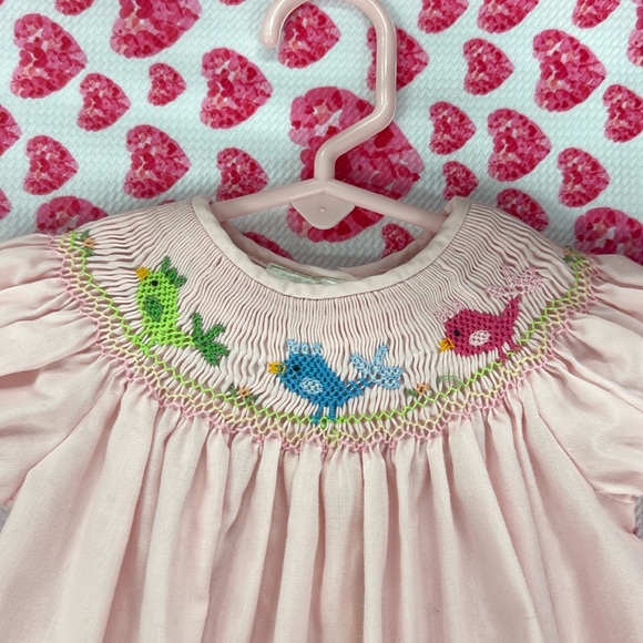 Baby girl smocked dress - Picture 1 of 4